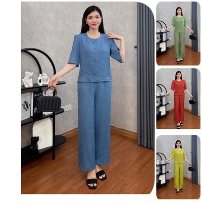 Đồ bộ trung niên, Đồ bộ mặc nhà B37 Loudra shop Đồ bộ cho mẹ...